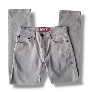 Levi's 510 Super Skinny Jeans 25x25 Beige Teens Juniors Cotton Blend Stretch